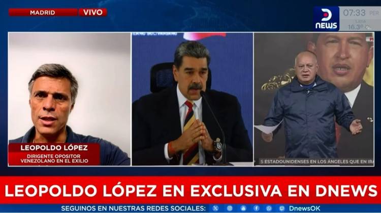 Leopoldo López se esperanzó con la intervención militar de Estados Unidos en Venezuela para la caída de Maduro