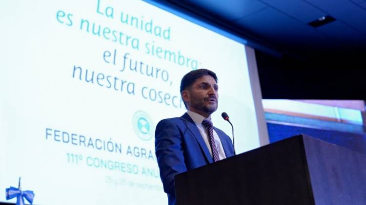 Pullaro en el congreso anual de la Federación Agraria Argentina: “Aquí tienen un Gobierno aliado del campo”