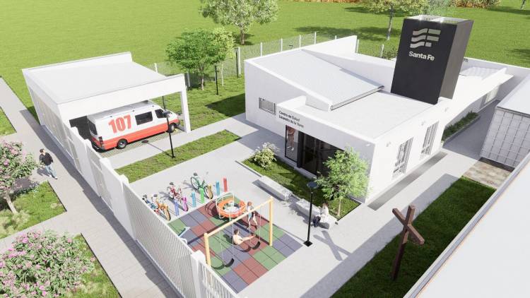 El Gobierno Provincial avanza con las obras para la reconstrucción completa del Centro de Salud de barrio Las Vegas en Santo Tomé