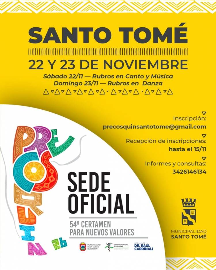 Santo Tomé vuelve a ser sede del Pre Cosquín: una invitación a vivir la magia del folklore
