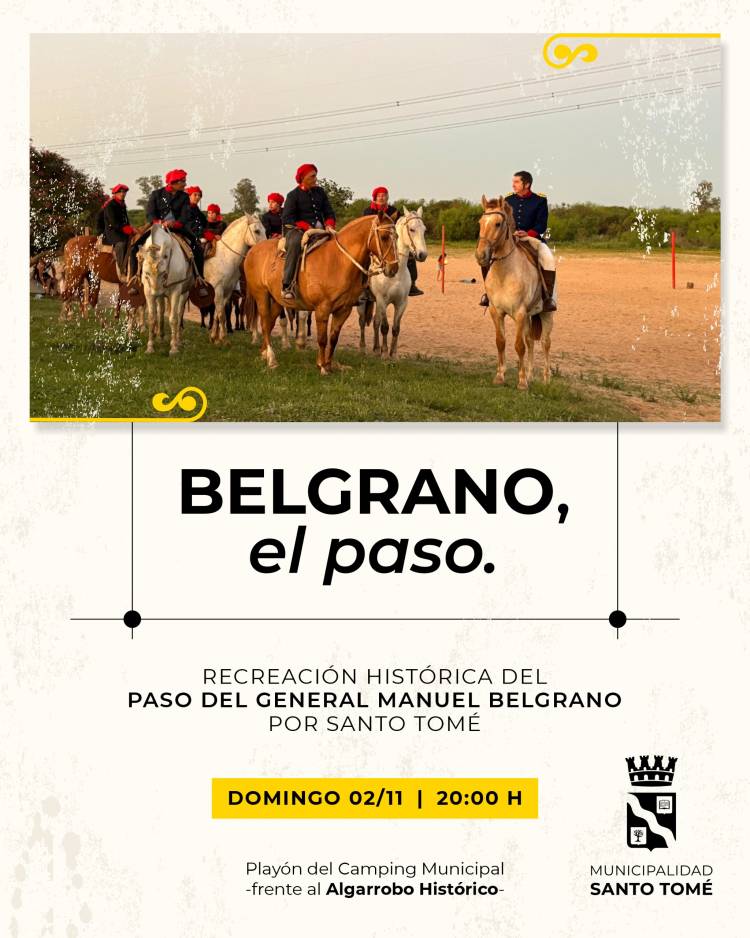 “Belgrano, El Paso”: una recreación histórica para disfrutar en familia