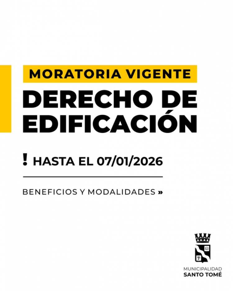 Moratoria vigente para regularizar edificaciones