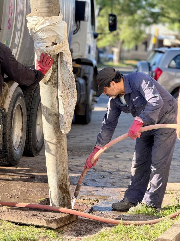 Inicio de trabajos de limpieza y mantenimiento de pluviales en Santo Tomé
