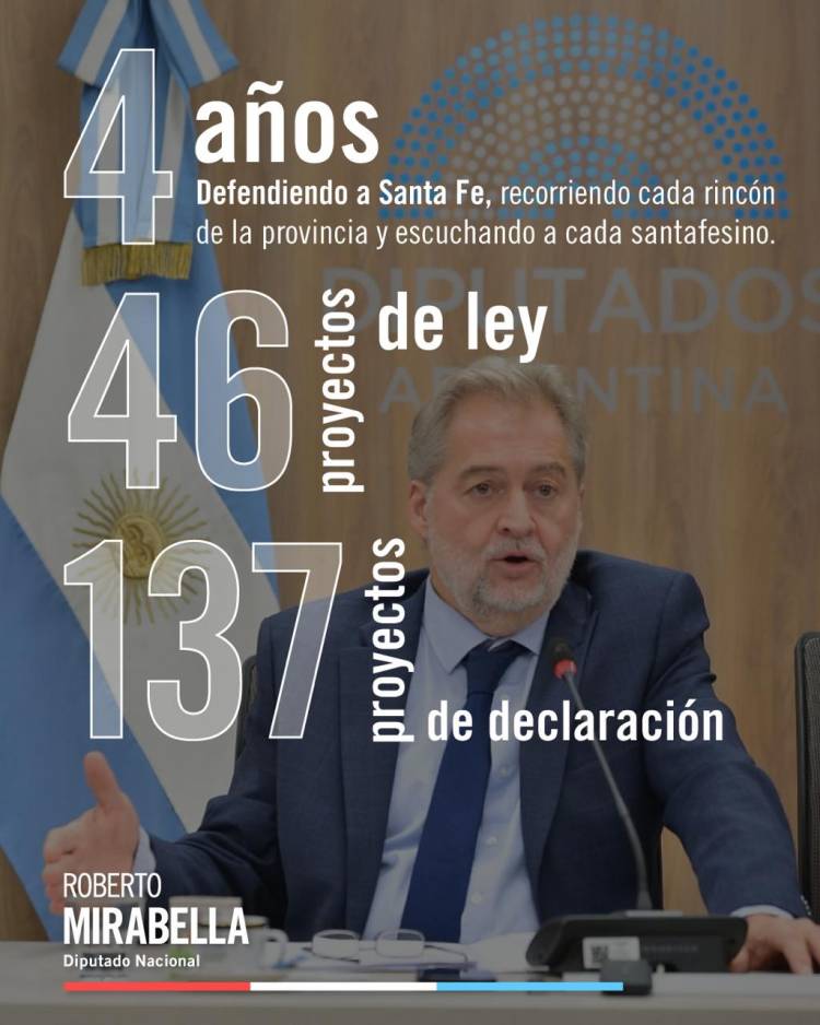 Mirabella: “Se cierran cuatro años con más de 180 iniciativas y una agenda amplia, pero siempre pensando en Santa Fe”