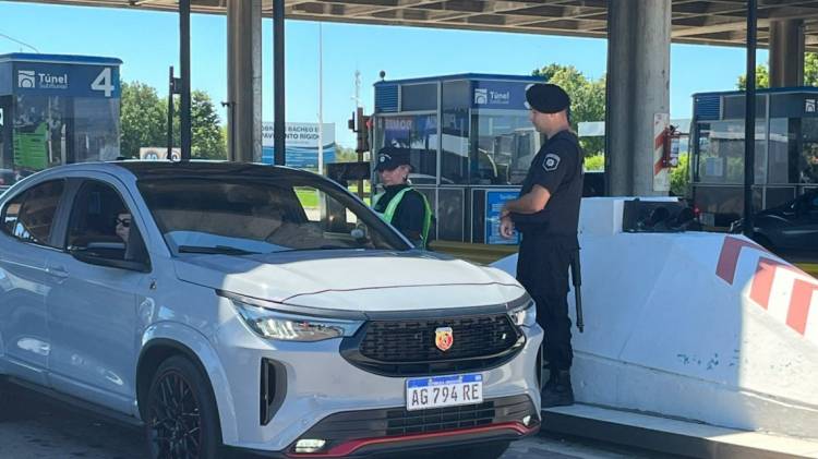 La provincia despliega "Operativo Verano" en el túnel subfluvial