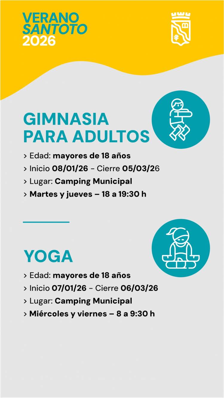 La Municipalidad presenta “Verano Santoto 2026” con múltiples propuestas deportivas y recreativas