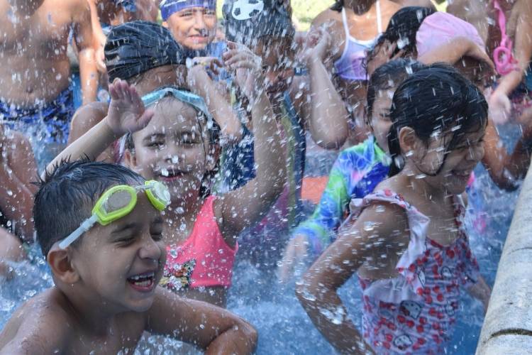 En San Justo los pibes ya disfrutan de las colonias de verano