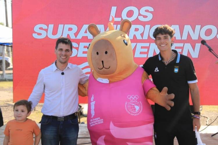 Rafaela: presentaron a Capi, la mascota de los Juegos ODESUR Santa Fe 2026