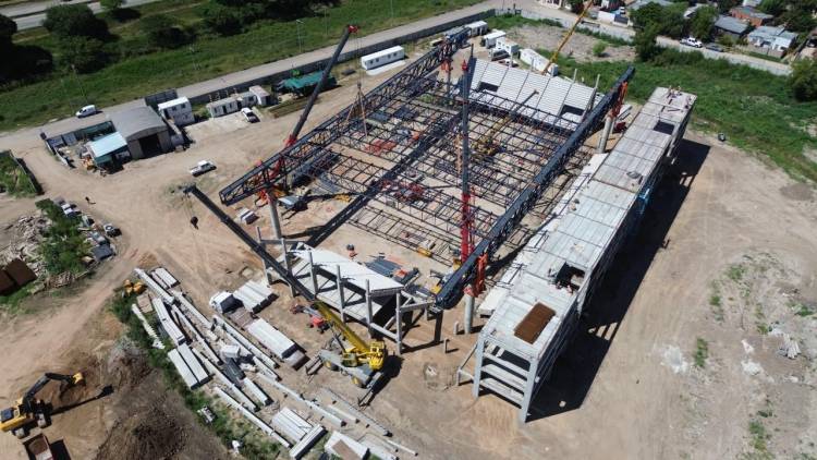 Juegos Suramericanos: el nuevo Microestadio del CARD que construye la Provincia ya transforma el paisaje del sur de la capital