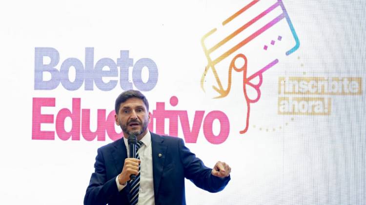 Pullaro lanzó el Boleto Educativo 2026: “Apostamos a fortalecer la educación y que sea accesible para todos