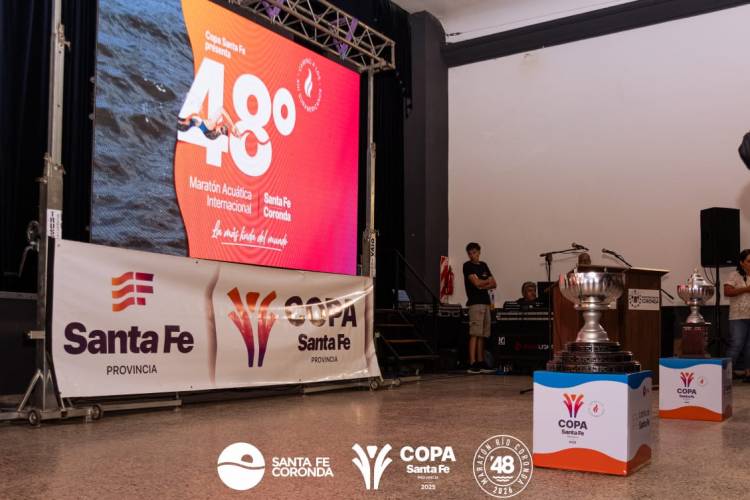 Lanzamiento oficial en Coronda de la 48.ª edición de la Maratón Acuática Santa Fe-Coronda
