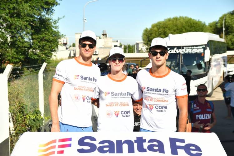 Empezó la 48° edición de la Maratón Santa Fe-Coronda con la visita a Sauce Viejo y el sprint en Coronda 