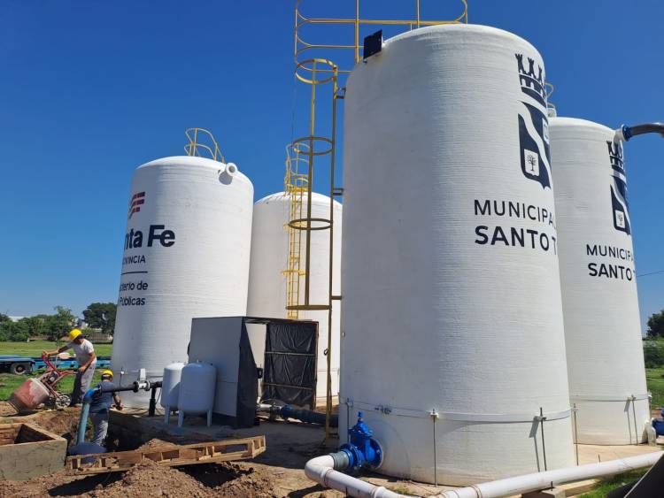 Continúan los avances en la Nueva Cisterna Luján Oeste