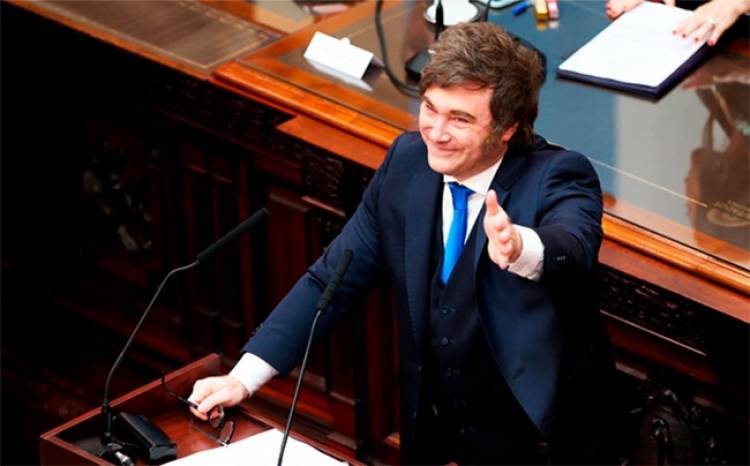 Las frases principales de Javier Milei en la apertura de sesiones