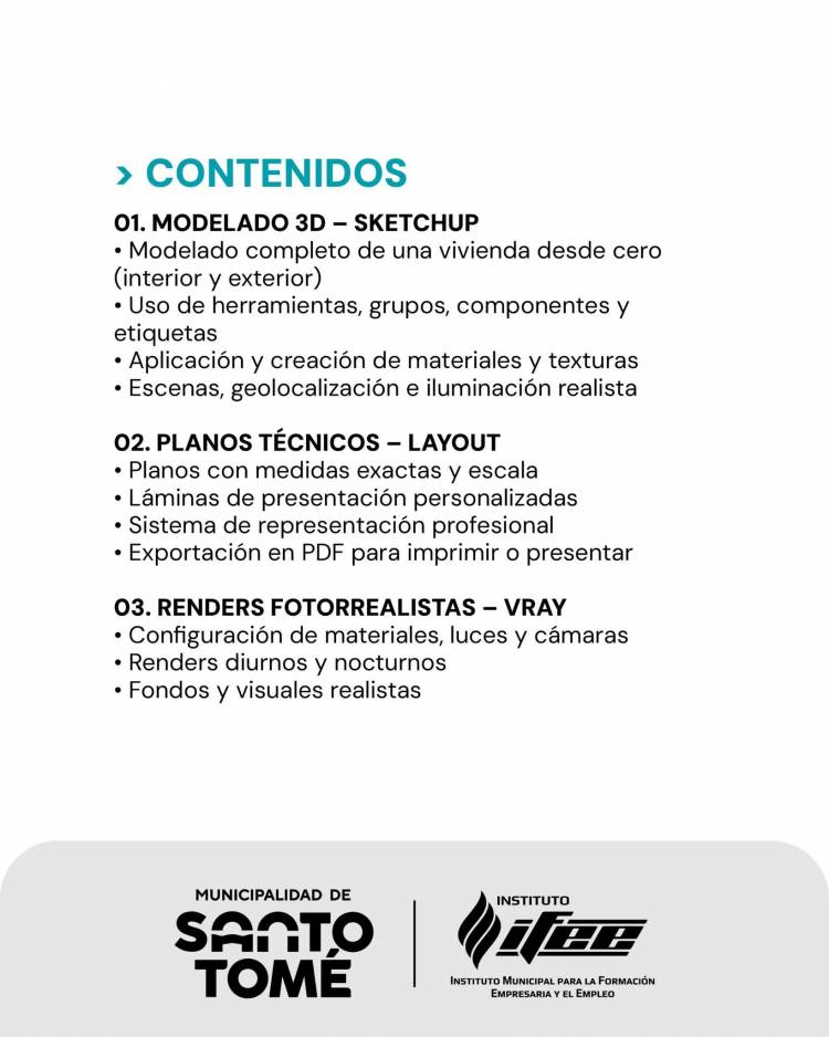 El IFEE abre inscripciones para el curso de Fotorrealismo y Animación 3D (SketchUp)