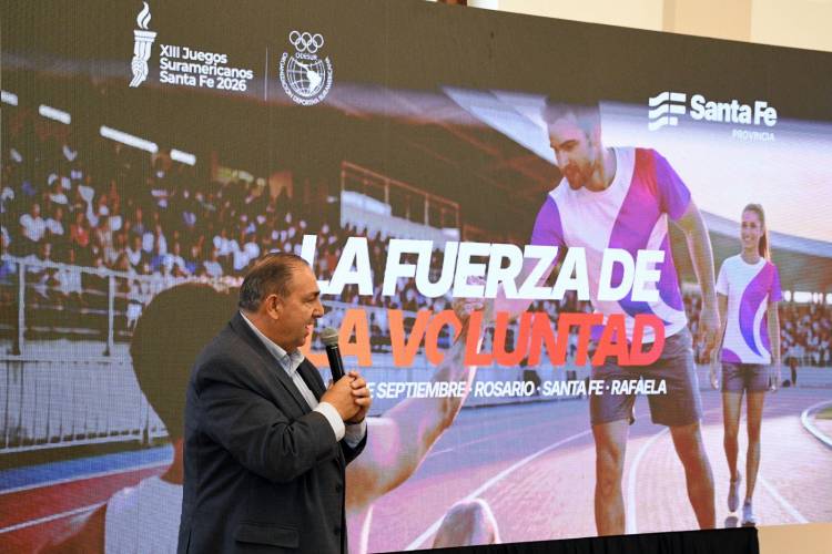 Juegos Suramericanos 2026: se lanzó el Programa de Voluntariado en la sede Santa Fe