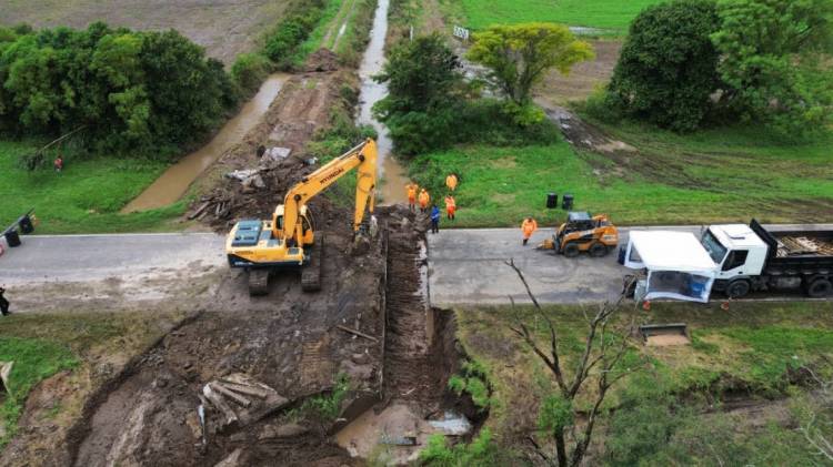 La Provincia realizó el arreglo provisorio de la Ruta Nacional 34: a las 16 se rehabilita el tránsito