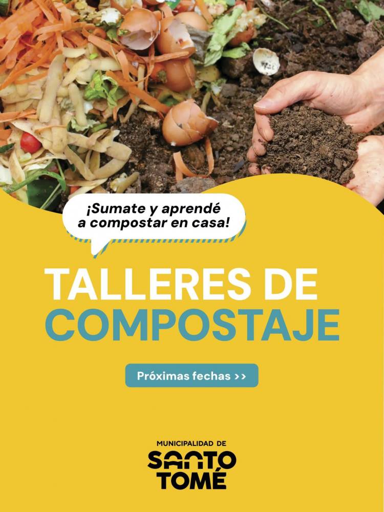La Municipalidad invita a participar de los talleres de compostaje