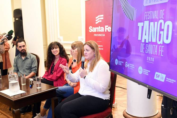 Se presentó el Festival de Tango de Santa Fe, una apuesta a la formación y preservación cultural