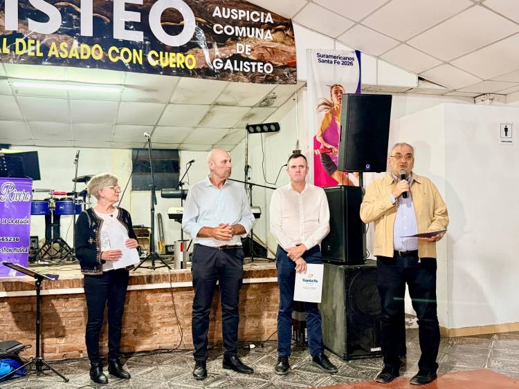 Alcides Calvo participó de la 25ma. edición de la fiesta provincial del asado con cuero