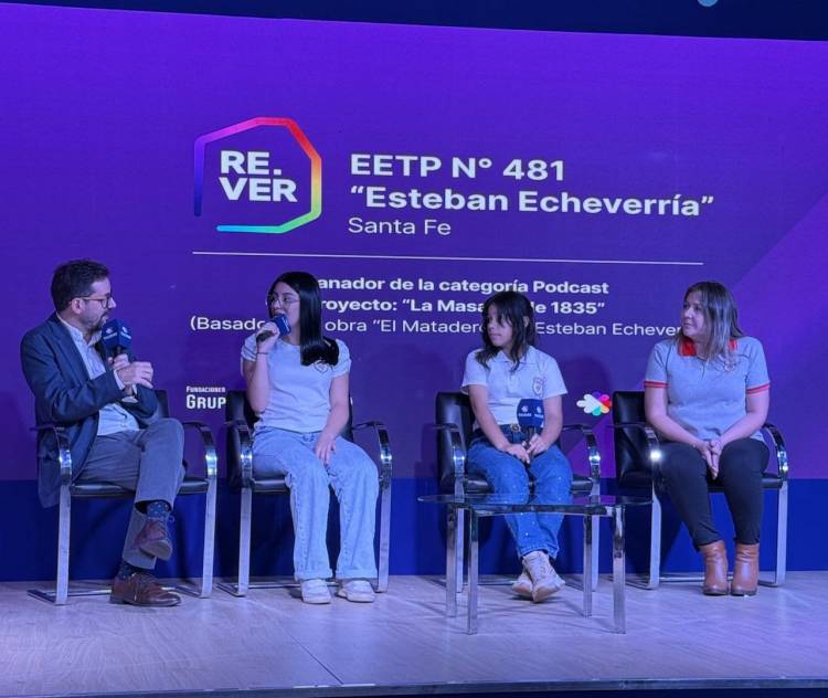 Estudiantes santafesinos participaron como oradores de la Feria del Libro, en una actividad impulsada por Fundación Banco Santa Fe