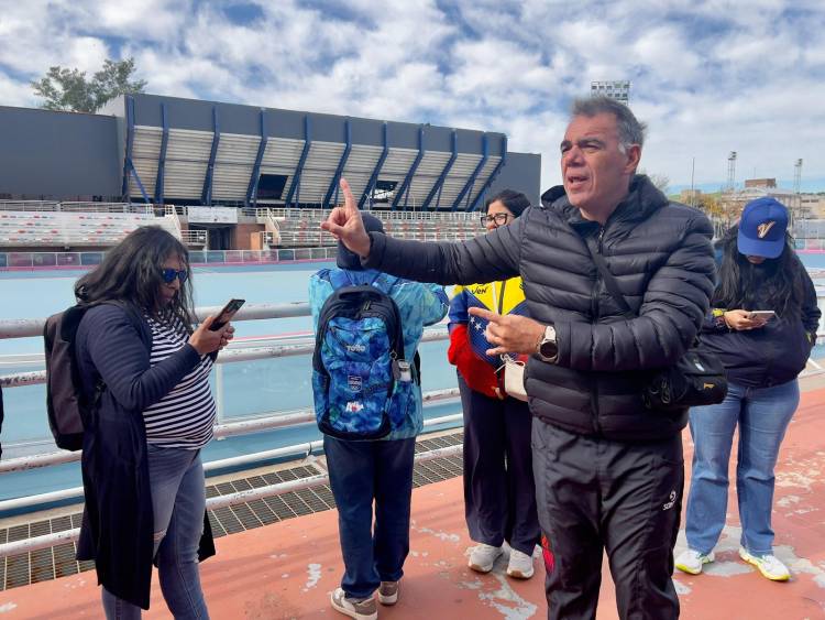 En una recorrida con delegaciones de los países que participarán, la Provincia muestra el legado que dejarán los Juegos Suramericanos 2026