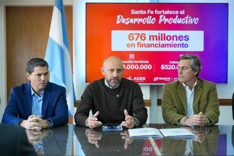 Provincia destina más de $ 3.200 millones para sostener e impulsar a los sectores productivos santafesinos