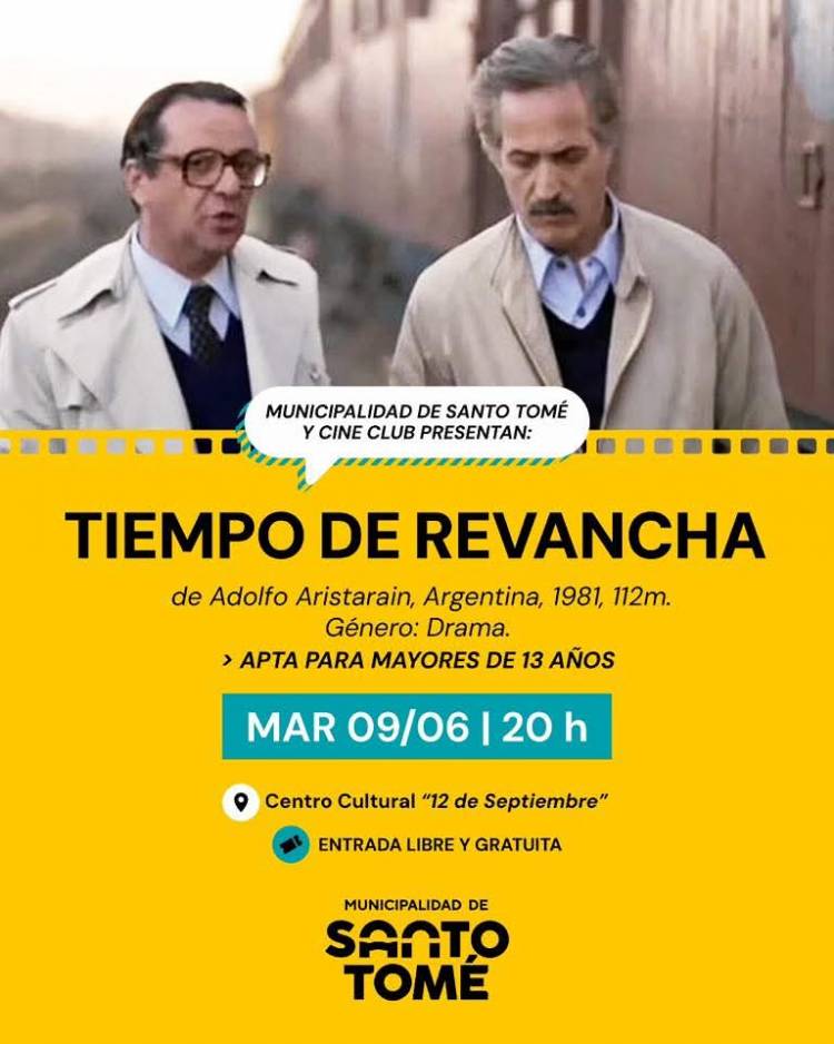 Continúa el Ciclo de Cine con la proyección de “Tiempo de revancha”