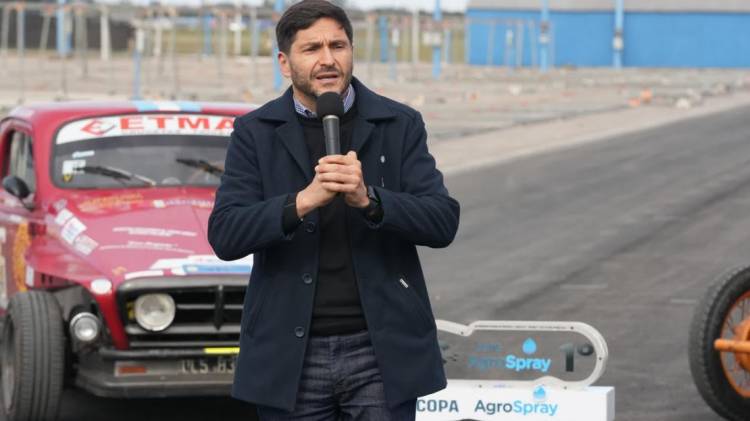 Pullaro inauguró obras en el Autódromo de Rafaela