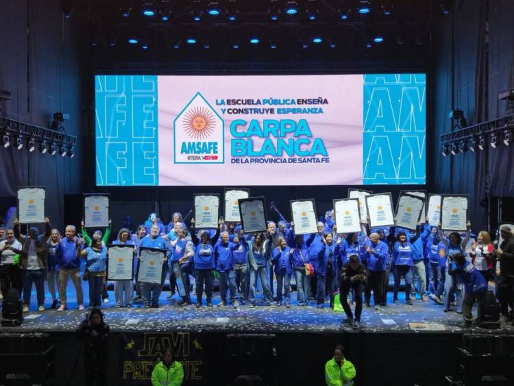 Multitudinario festival en defensa de la escuela pública: Amsafe volvió a demostrar que la lucha se construye colectivamente