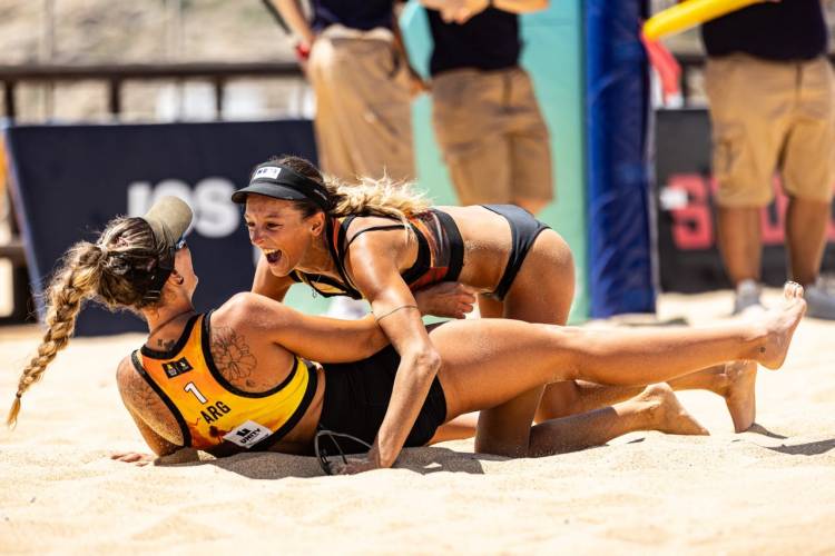 La santafesinas Ghigliazza-Abdala, campeonas de la Etapa Future  de Beach Volley en Grecia