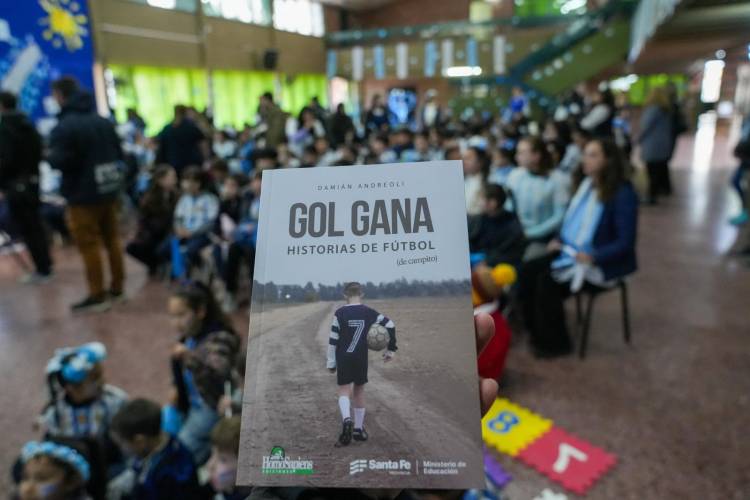 “Gol Gana” sumó una nueva presentación en Santa Fe antes de llegar a todas las escuelas de la provincia