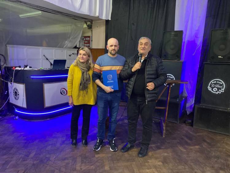 Calvo acompañó encuentro bochófilo en la localidad de Maria Juana