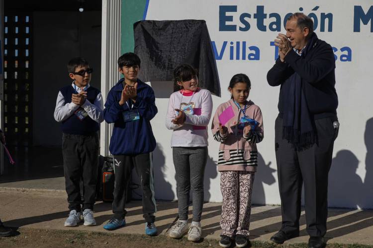 La Estación Municipal Villa Teresa celebró 10 años de acompañamiento a la comunidad