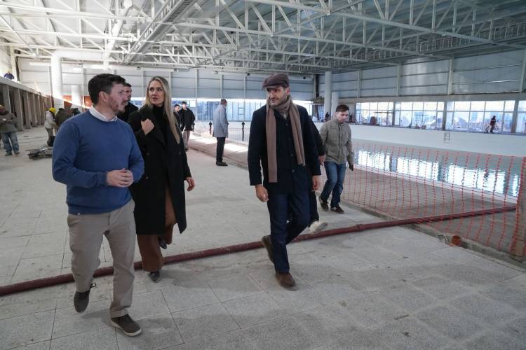 Pullaro supervisó las obras de los Juegos Suramericanos en Rosario: “Estamos muy entusiasmados porque avanzan como habíamos esperado”
