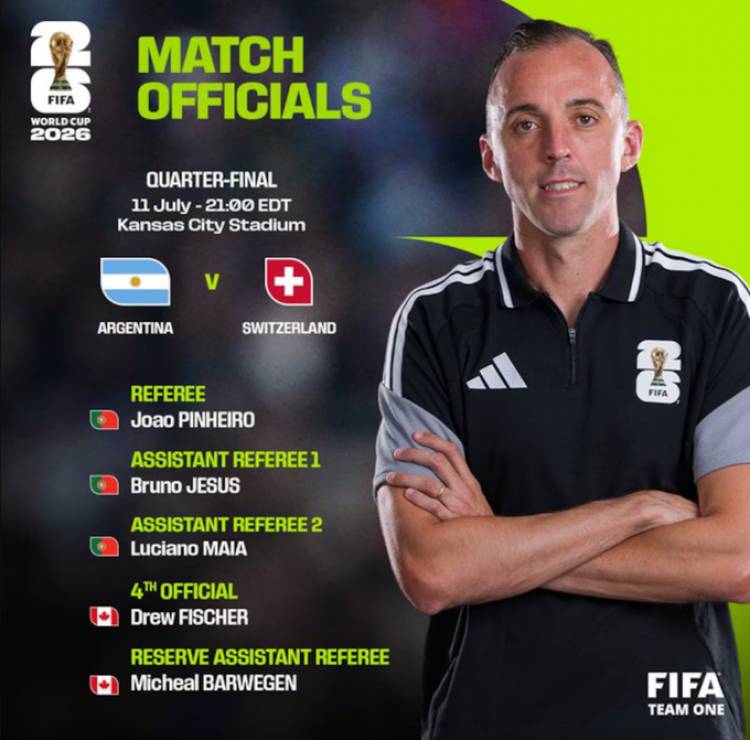 El árbitro de Argentina vs. Suiza cuenta con una polémica en la Champions League