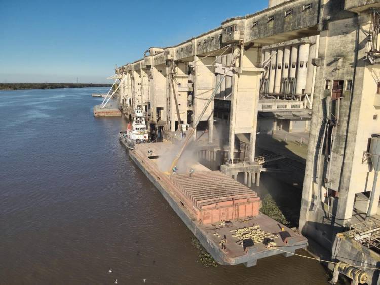 Los puertos públicos de Santa Fe movilizaron más de 2,8 millones de toneladas de carga en seis meses