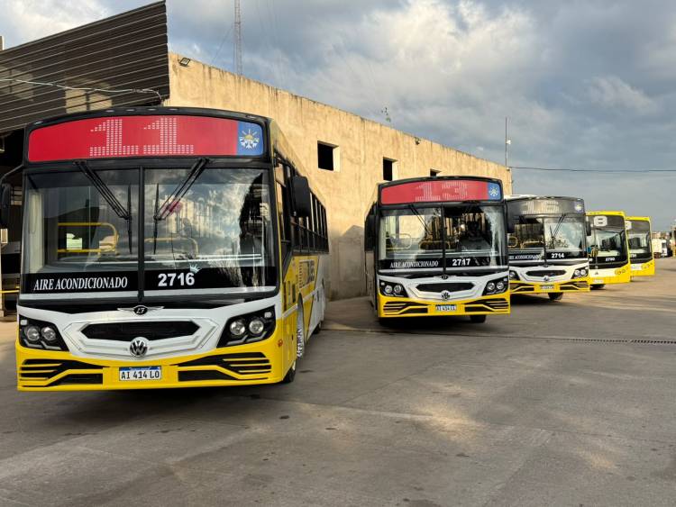 El sistema de colectivos suma nuevas unidades para seguir mejorando el servicio