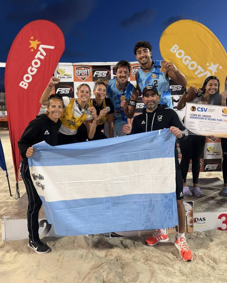 Circuito sudamericano de voley playa: las santafesinas Ghigliazza/Abdala son subcampeonas en Bogotá