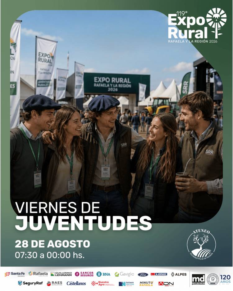 ExpoRural 2026: el «Viernes de Juventudes» convocará a los jóvenes de todo el país para pensar el futuro del agro