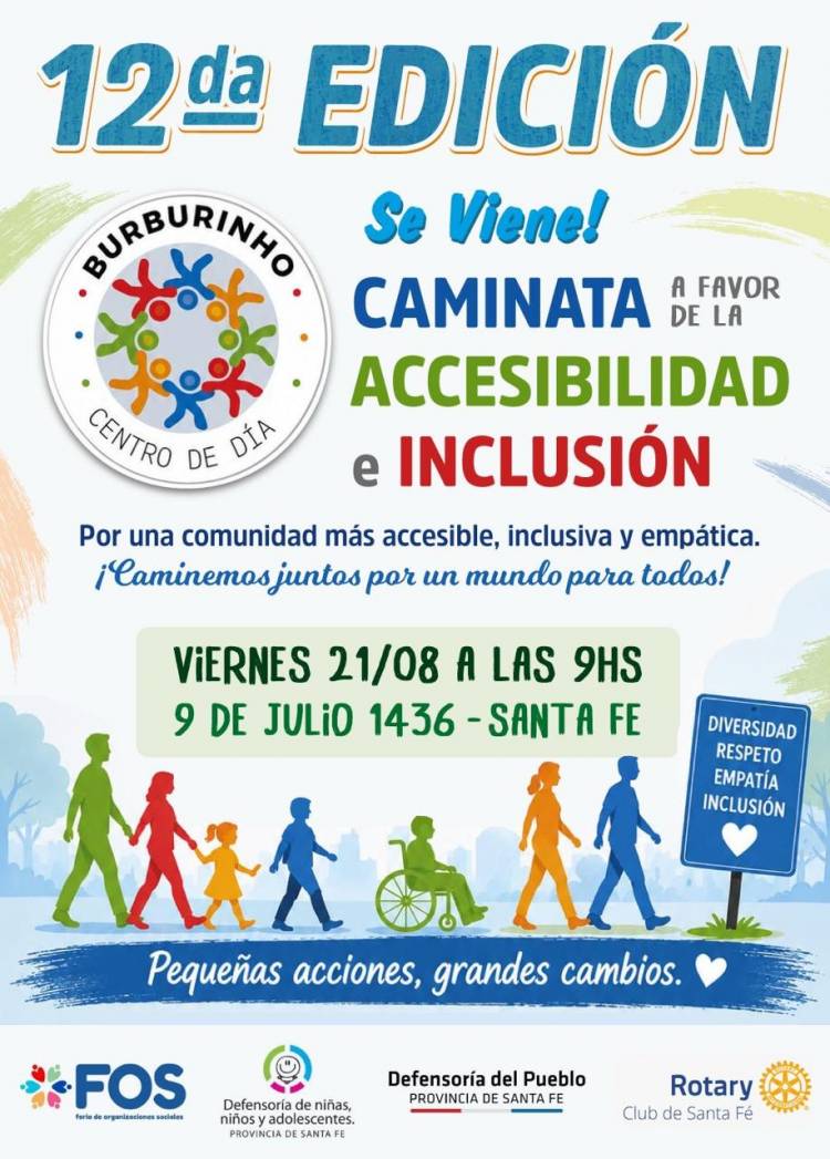 Caminata por la Inclusión  y la Accesibilidad del Centro de Día Burburinho