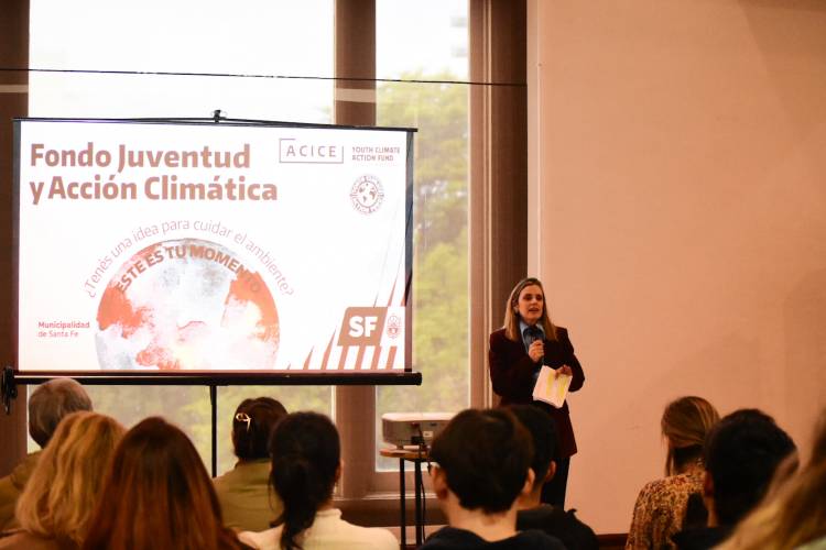 Proyectos climáticos juveniles: “Es una oportunidad para los protagonistas del futuro”, dijo Poletti