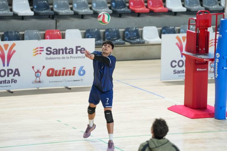 Invencible Rosario: La Copa Santa Fe de vóley masculino inauguró el nuevo estadio multipropósito
