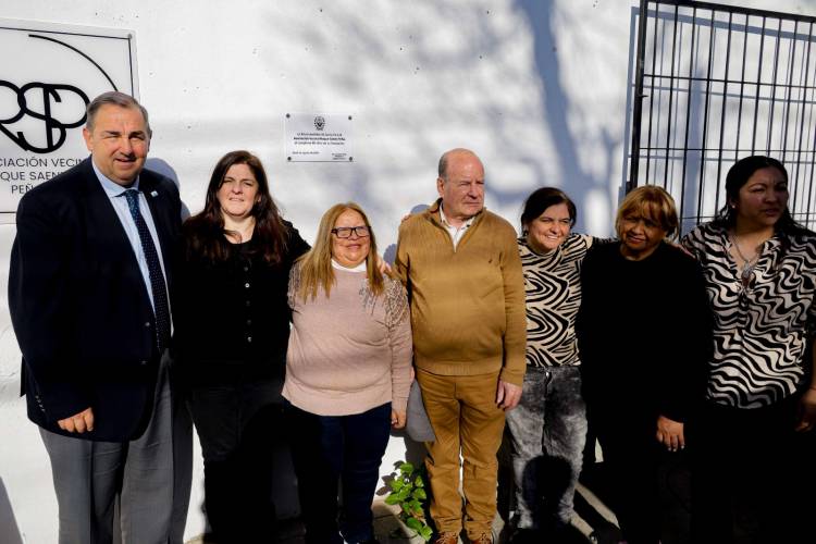 La Municipalidad acompañó el aniversario de la Vecinal Roque Saenz Peña