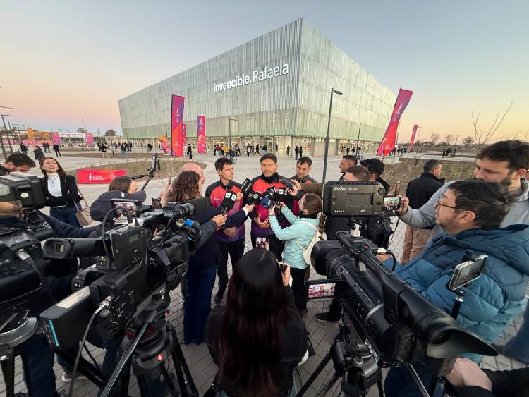 Juegos Suramericanos: Pullaro inauguró en Rafaela dos nuevos escenarios que cambian el mapa deportivo de la ciudad y la región