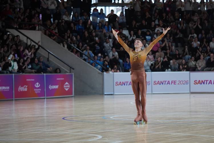 Donato Mastroianni ganó la plata en patín artístico y los hermanos Capogrosso van por una medalla