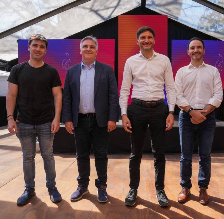 Juegos Suramericanos: Pullaro recorrió junto a Llaryora, Valdés y Torres instalaciones deportivas y el predio del Fan Fest en Rosario