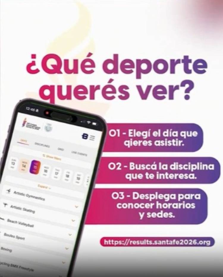 Una app para vivir los Juegos desde el celular