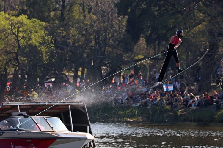 Tobias Giorgis oro en salto y su hermano Francisco bronce en figuras