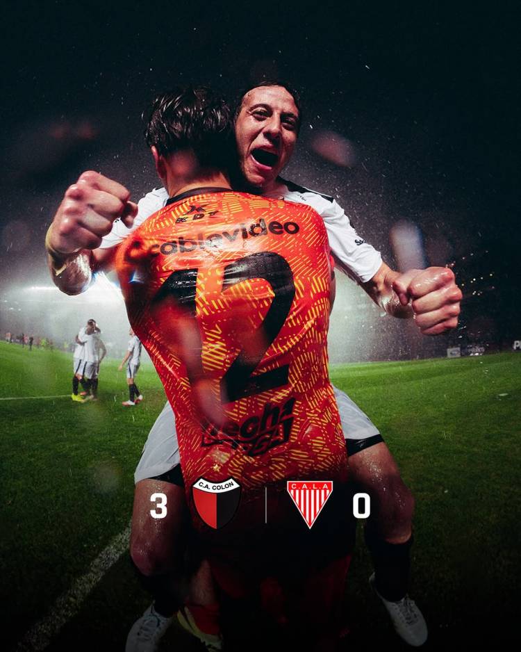 Colón goleó y se recuperó ante Los Andes en el Brigadier
